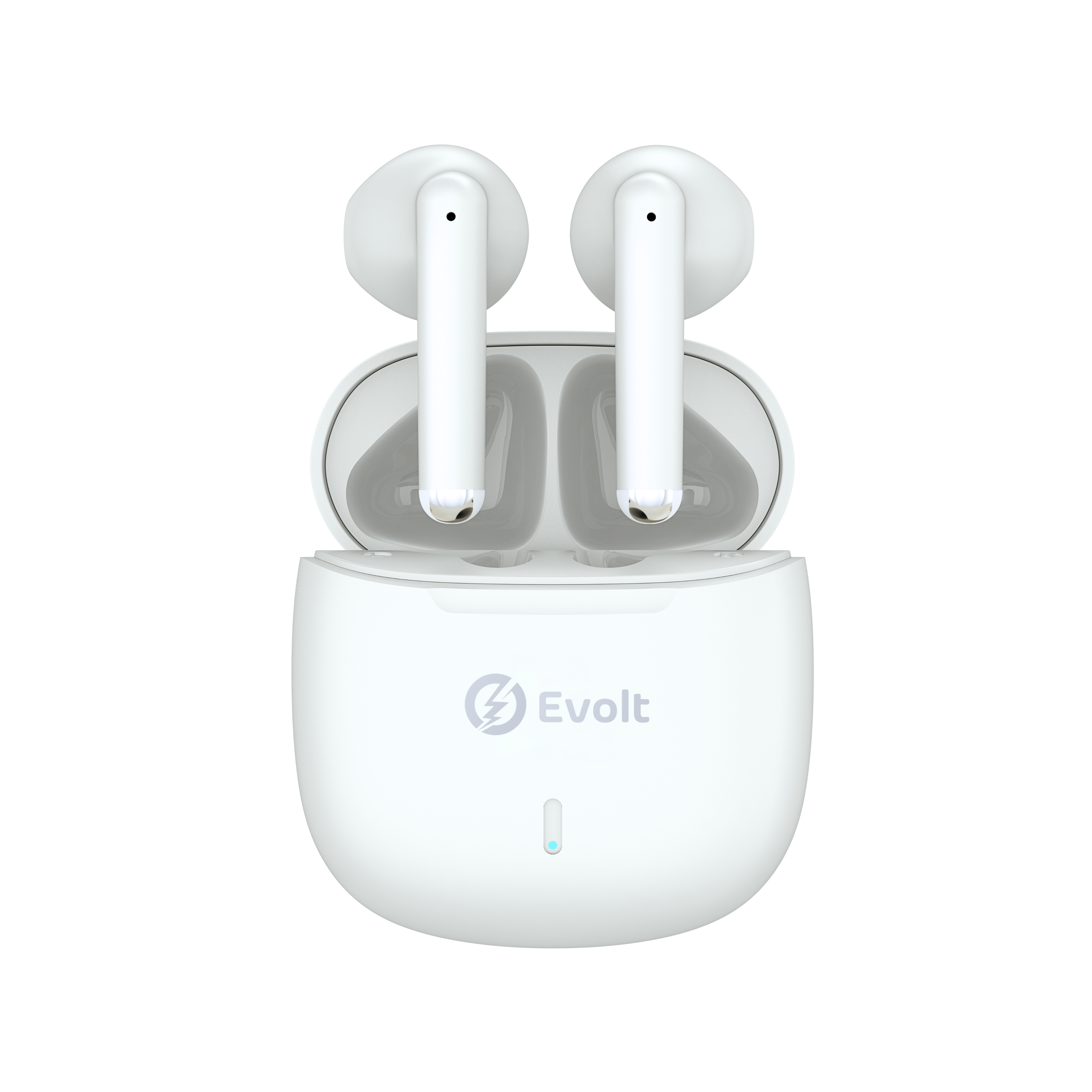 True Wireless Earbuds White with Compact Charging Case